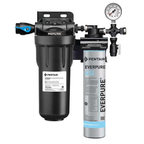 Everpure EV932461 Insurice® PF Single-4SI Combination Water Filter Cartridge Assembly, Tank