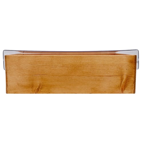 Cal-Mil 1332-12-99 Pastry Display Bin w/ Hinged Lid - 20" x 11", Wood
