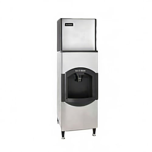 Ice-O-Matic CD40022 Floor Model Cube Ice Dispenser - 120 lb Storage, Bucket Fill, 115v