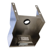 Advance Tabco A-24 Solid Wall Mounted Blender Shelf, 10 1/2" x 9", Stainless