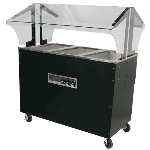 Advance Tabco B3-120-B-S 47 1/8" Hot Food Table w/ (3) Wells & Open Base, 120v
