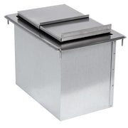 Advance Tabco D-12-IBL 18" x 12" Drop In Ice Bin w/ 23 lb Capacity - Insulated, Stainless