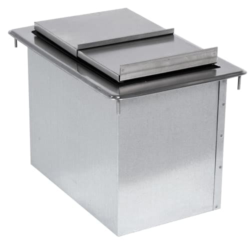 Advance Tabco D-12-IBL 18" x 12" Drop In Ice Bin w/ 23 lb Capacity - Insulated, Stainless