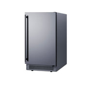 Summit BIM182ADA 18"W Full Cube Undercounter Ice Machine - 60 lbs/day, Air Cooled, ADA