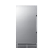 Summit BIM44GCSSADA 14 1/2"W Full Cube Undercounter Ice Machine - 50 lbs/day, Air Cooled, ADA, Pump Drain, 115v