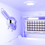 Summit BIM44GCSSADA 14 1/2"W Full Cube Undercounter Ice Machine - 50 lbs/day, Air Cooled, ADA, Pump Drain, 115v