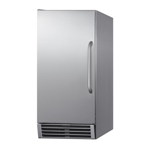 Summit BIM44GCSSADA 14 1/2"W Full Cube Undercounter Ice Machine - 50 lbs/day, Air Cooled, ADA, Pump Drain, 115v