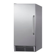 Summit BIM47OS 14 1/2"W Full Cube Undercounter Ice Machine - 50 lbs/day, Air Cooled, Pump Drain, 115v