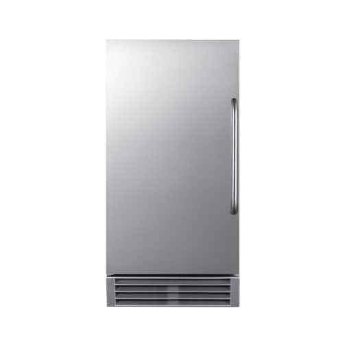 Summit BIM47OS 14 1/2"W Full Cube Undercounter Ice Machine - 50 lbs/day, Air Cooled, Pump Drain, 115v