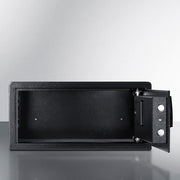 Summit HSF10B 1.03 cu ft Hotel Safe w/ Keypad Lock - Steel, Black