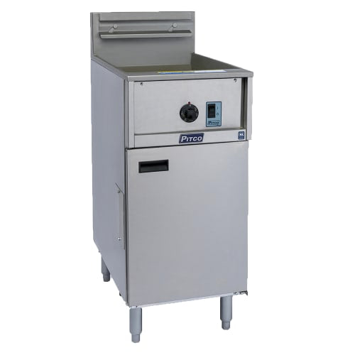 Pitco E35 Electric Fryer - (1) 35 lb Vat, Floor Model, 220v/3ph