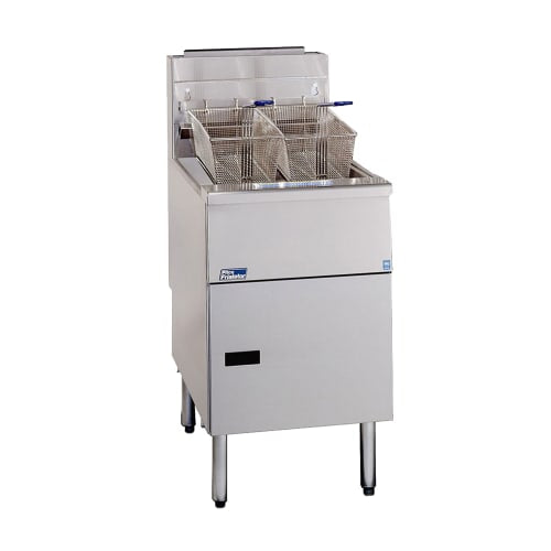 Pitco SG18-S Gas Fryer - (1) 90 lb Vat, Floor Model, Liquid Propane