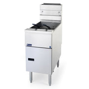 Pitco VF-35S Gas Fryer - (1) 35 lb Vat, Floor Model, Natural Gas