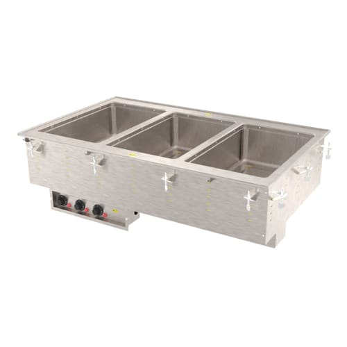 Vollrath 3640450 Drop-In Hot Food Well w/ (3) Full Size Pan Capacity, 120v