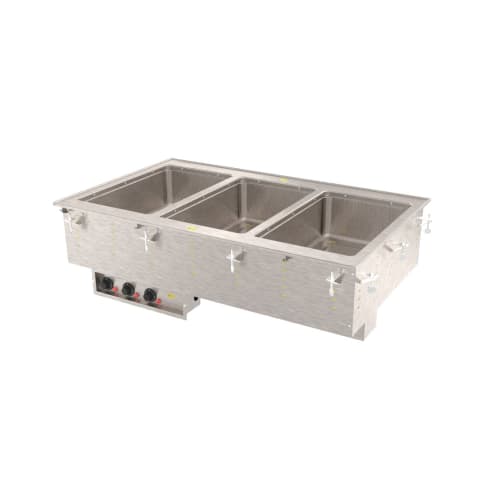 Vollrath 36404 Drop-In Hot Food Well w/ (3) Full Size Pan Capacity, 120v
