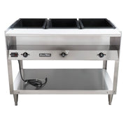 Vollrath 38003 46" Hot Food Table w/ (3) Wells & Cutting Board, 120v