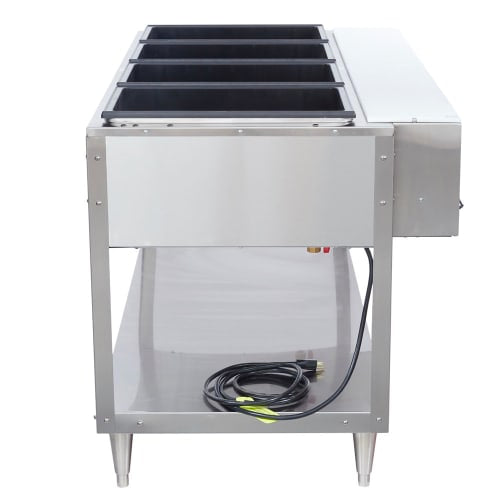 Vollrath 38004 61 1/4" Hot Food Table w/ (4) Wells & Cutting Board, 120v