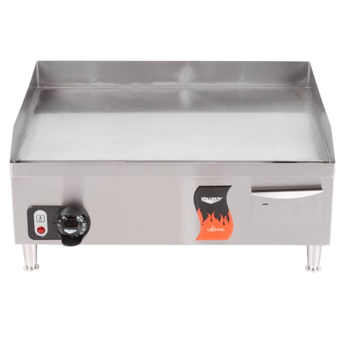 Vollrath 40716 24" Electric Griddle w/ Thermostatic Controls - 1/2" Steel Plate, 220v/1ph