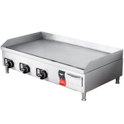 Vollrath 40717 36" Electric Griddle w/ Thermostatic Controls - 1/2" Steel Plate, 220v/1ph