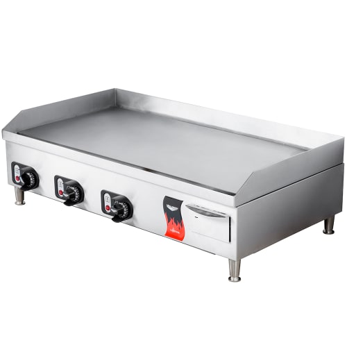 Vollrath 40717 36" Electric Griddle w/ Thermostatic Controls - 1/2" Steel Plate, 220v/1ph