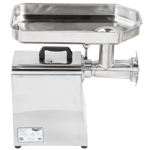 Vollrath 40744 Bench Style Meat Grinder - 528 lb Capacity, #22 Hub, Stainless 110v