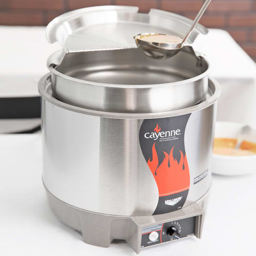 Vollrath 72009 11 qt Countertop Soup Warmer w/ Thermostatic Controls, 120v