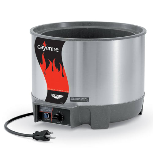 Vollrath 72021 11 qt Countertop Soup Warmer w/ Thermostatic Controls, 120v