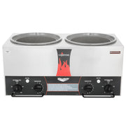 Vollrath 72028 (2) 7 qt Countertop Soup Warmer w/ Thermostatic Controls, 120v