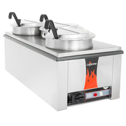 Vollrath 72788 (3) 7 1/4 qt Countertop Soup Warmer w/ Thermostatic Controls, 120v