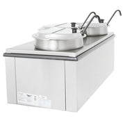 Vollrath 72788 (3) 7 1/4 qt Countertop Soup Warmer w/ Thermostatic Controls, 120v