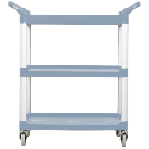 Vollrath 97004 3 Level Polymer Utility Cart w/ 300 lb Capacity, Raised Ledges