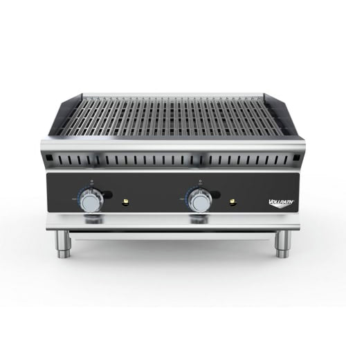 Vollrath CBGHD-18 18" Heavy-Duty Gas Charbroiler w/ Reversible Grill Plates - Stainless Steel, Convertible