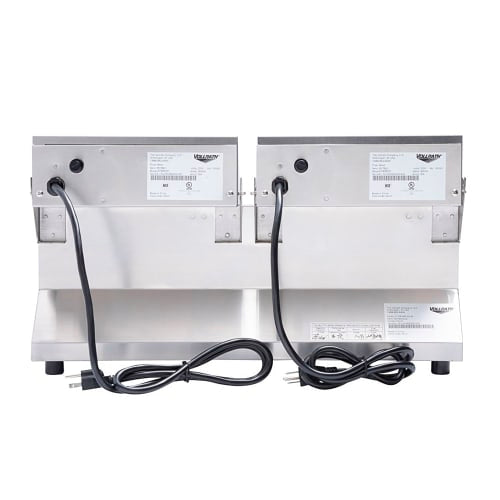 Vollrath CF2-1800DUAL Countertop Electric Fryer - (2) 10 lb Vat, 120v/1ph