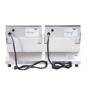 Vollrath CF2-3600DUAL Countertop Electric Fryer - (2) 10 lb Vat, 208-240v/1ph