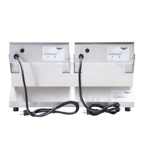 Vollrath CF2-3600DUAL Countertop Electric Fryer - (2) 10 lb Vat, 208-240v/1ph