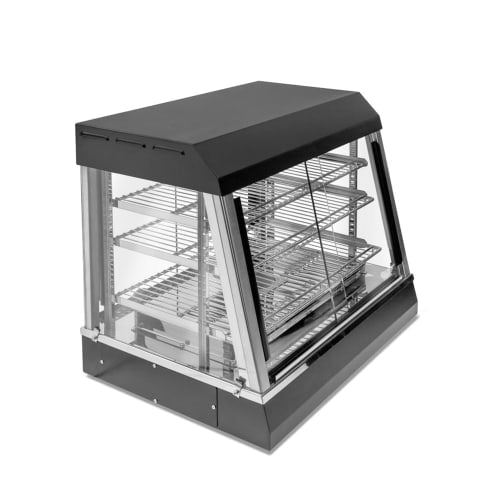 Vollrath HFM-26 26" Self Service Countertop Heated Display Case - (3) Shelves, 120v