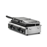 Vollrath PSG4-DG208240-C Double Commercial Panini Press w/ Cast Iron Grooved Plates, 208v