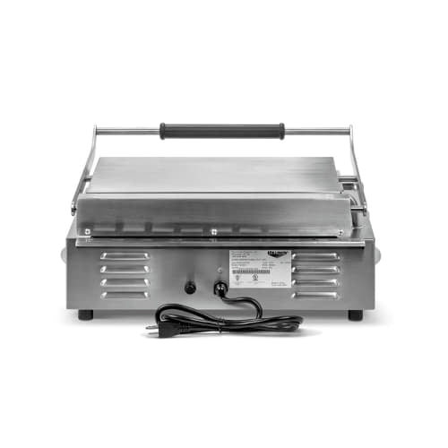 Vollrath PSG4-SSF120 Single Commercial Panini Press w/ Aluminum Smooth Plates, 120v