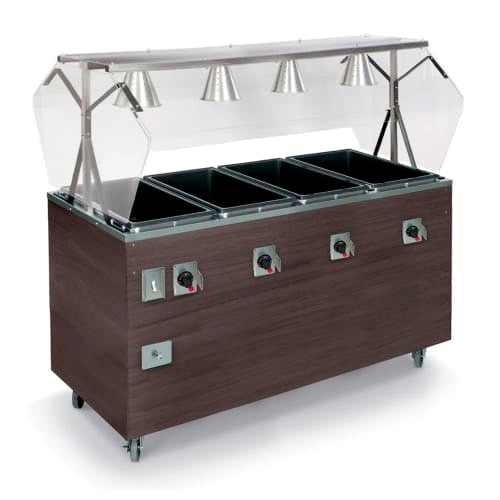Vollrath T38945604 60" Hot Food Table w/ (4) Wells & Enclosed Base, 120/208 240v/1ph