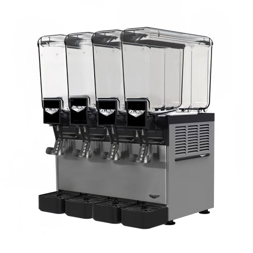 Vollrath VBBC4-37-A Pre Mix Refrigerated Dispenser w/ (4) 2 1/10 gal Bowls - Agitator Circulation, 115v