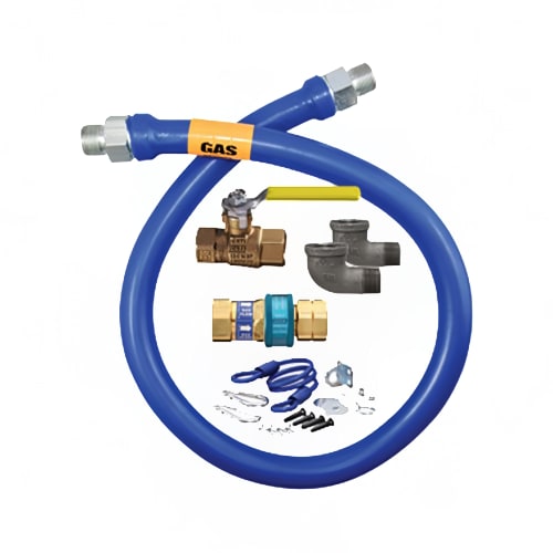 Dormont 16100KIT60 60" Gas Connector Kit w/ 1" Male/Male Couplings