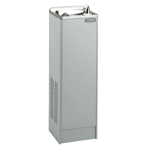 Elkay FD7003L1Z Floor Model Indoor Drinking Fountain - Non Filtered, Refrigerated, Light Gray Granite