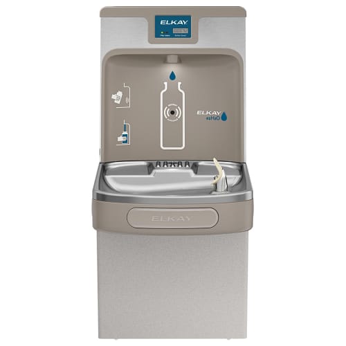 Elkay LZS8WSLK Wall Mount Drinking Fountain w/ Bottle Filler - Refrigerated, Filtered