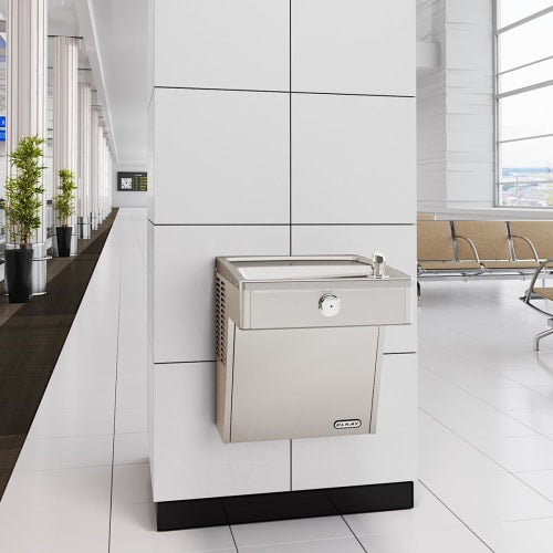Elkay VRC8S Wall Mount Drinking Fountain - Non Filtered, Refrigerated, Stainless