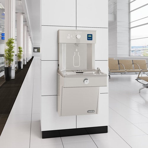 Elkay VRC8WSK Wall Mount Drinking Fountain w/ Bottle Filler - Refrigerated, Non Filtered