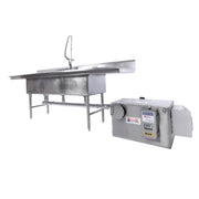 Grease Guardian GGX25 Automatic Grease Trap w/ 25 GPM Capacity, Stainless Steel, Size #50