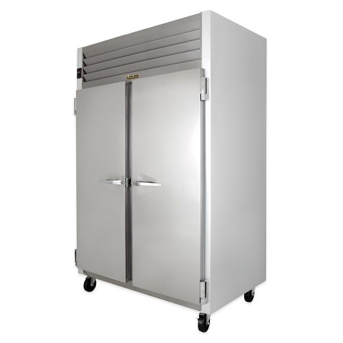 Traulsen G20010 52 1/10" Two Section Reach In Refrigerator, (2) Left/Right Hinge Solid Doors, 115v