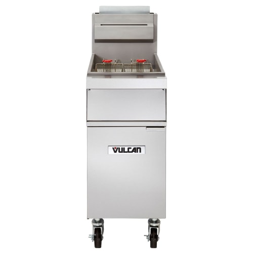 Vulcan 1GR45M Gas Fryer - (1) 50 lb Vat, Floor Model, Liquid Propane