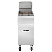 Vulcan 1GR65M Gas Fryer - (1) 70 lb Vat, Floor-Model, Natural Gas