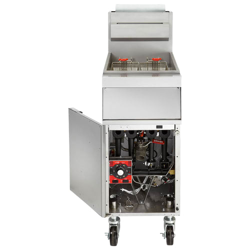 Vulcan 1GR65M Gas Fryer - (1) 70 lb Vat, Floor-Model, Natural Gas